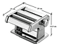 Maquina Para Hacer Pastas Caseras Fideos Acero Color Gris Gris - Miniatura 3