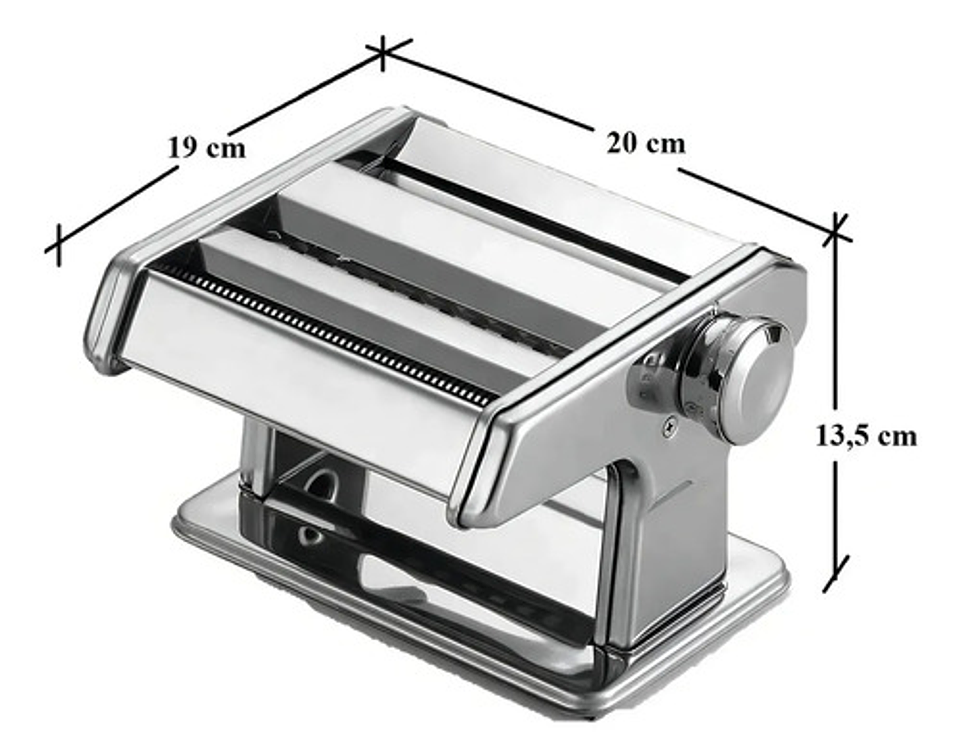 Maquina Para Hacer Pastas Caseras Fideos Acero Color Gris Gris 3