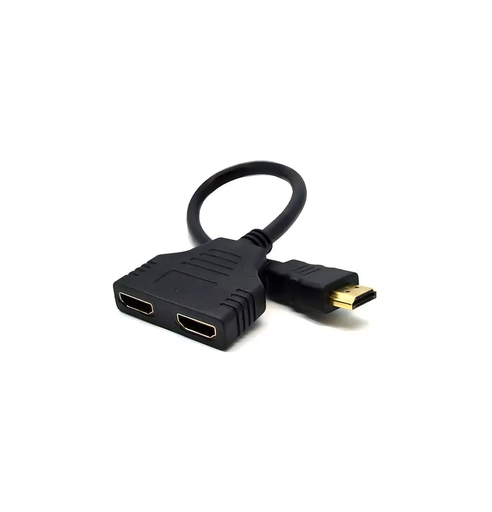 Cable Divisor Hdmi Splitter Y De 1 Macho A 2 Hembras 1