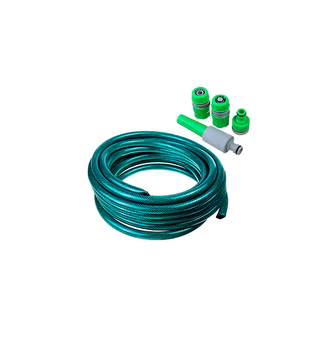 Manguera Riego Thek 1/2 Pulgada 15m Con Pistola Rociadora