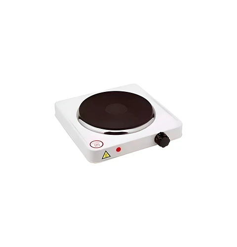 Cocina Eléctrica Portátil Onlineclub 1 Placa 1000w Blanca Encimera Blanco