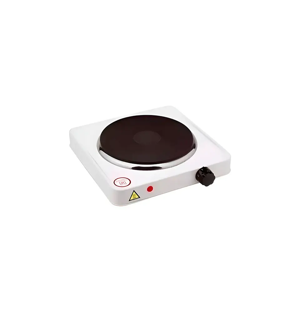 Cocina Eléctrica Portátil Onlineclub 1 Placa 1000w Blanca Encimera Blanco 1