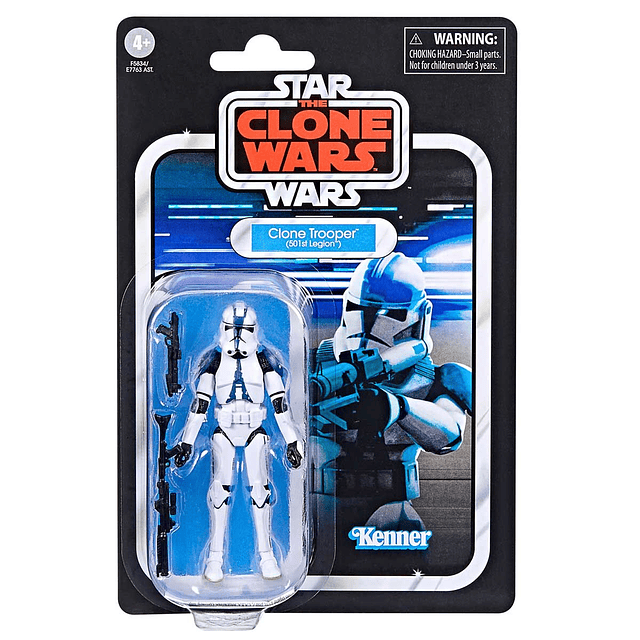 Star Wars The Clone Wars Clone Trooper 501st Legion figure 9,5cm