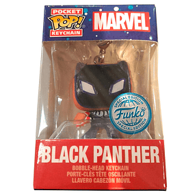 Pocket POP Keychain Marvel Holiday Black Panther Exclusive