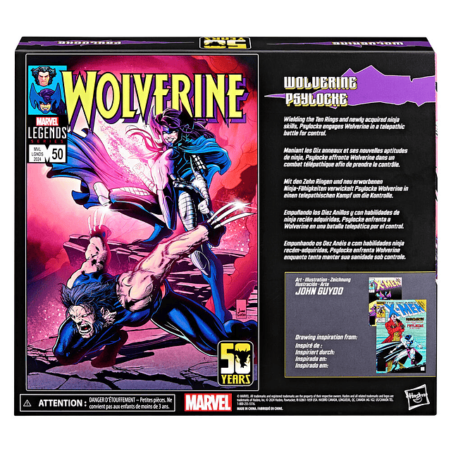 Marvel Legends Series Wolverine pack figures 15cm