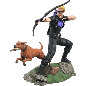 Marvel Gallery Comic Hawkeye + Dog Diorama statue 23cm