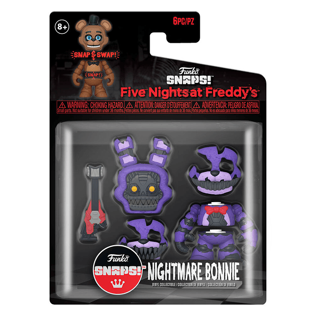 Snaps! figure Five Nights at Freddys Nightmare Bonnie