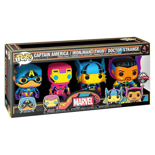 POP pack 4 figures Marvel Exclusive