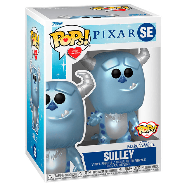 POP figure Disney Make a Wish Sulley Metallic