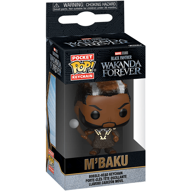 Pocket POP Keychain Marvel Black Panther Wakanda Forever M Baku