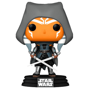 POP figure Star Wars The Mandalorian Ahsoka Hooded Exclusive