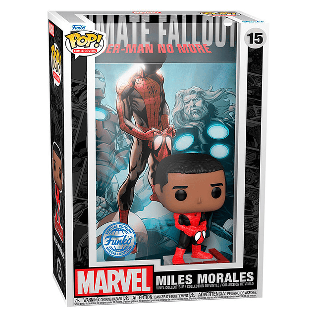 POP figure Comic Cover Marvel Miles Morales Exclusive