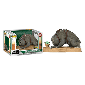 POP figure Star Wars Grogu with Rancor Exclusive