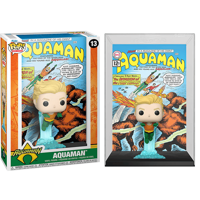 POP figure Comic Cover DC Comics Aquaman