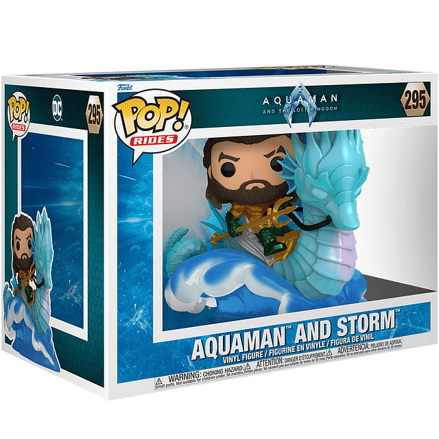 POP figure Ride Deluxe DC Comics Aquaman and the Lost Kingdom Aquaman on Storm