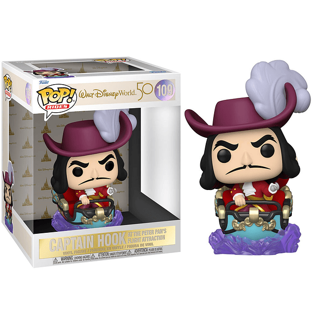 POP figure Disney World 50th Anniversary Captain Hook