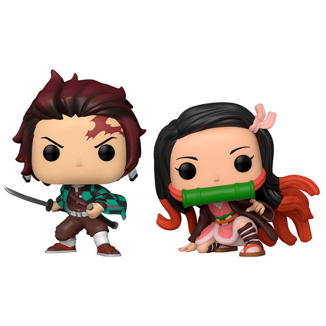 POP pack 2 figures Demon Slayer Kimetsu no Yaiba Tanjiro & Nezuko Exclusive