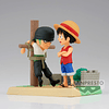 One Piece Log Stories Monkey D Luffy & Roronoa Zoro figure 7cm