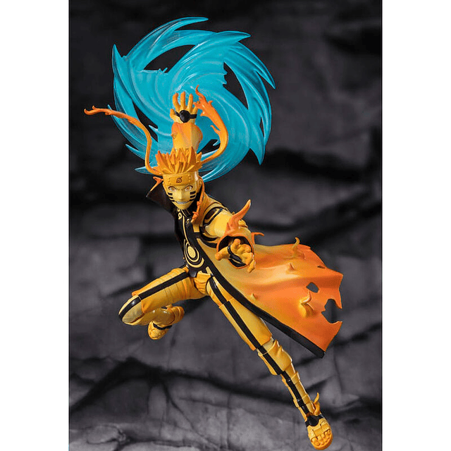 Naruto Shippuden Courageous Strength That Binds Naruto Uzumaki Kurama Link SH Figuarts figure 15cm