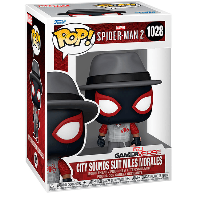 POP figure Marvel Spider-Man 2 City Sounds Suit Miles Morales