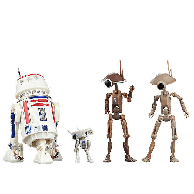 Star Wars The Mandalorian R5-D4 BD-72 & Pit Droids blister figures 15cm