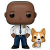 POP figure Brooklyn Nine-Nine  Captain Holt with Cheddar