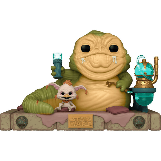 POP figure Star Wars 40th Jabba The Hutt & Salacious B Crumb