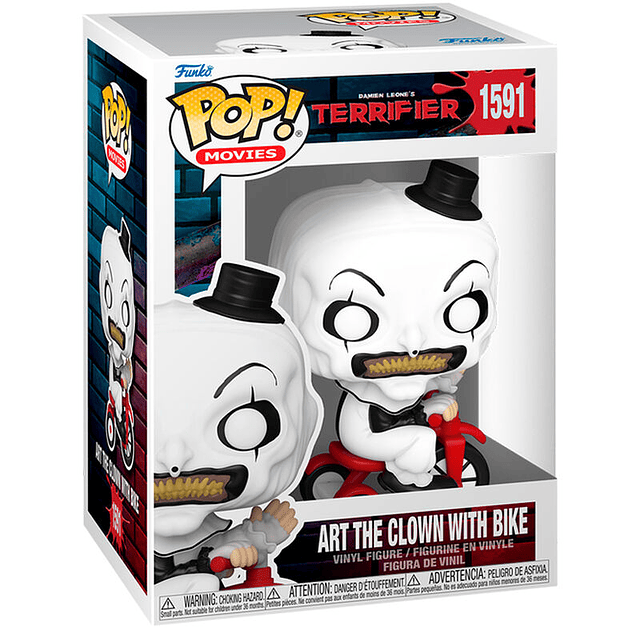 POP figure Terrifier Art the Clown with Bike