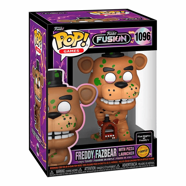 POP figure Funko Fusion Five Nights at Freddys Freddy Fazbear with Pizza Launcher Chase