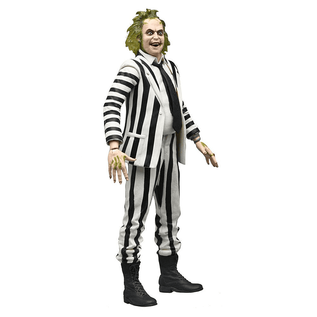 Beetlejuice - Beetlejuice 1988 Black and White Striped Suit figure 18cm