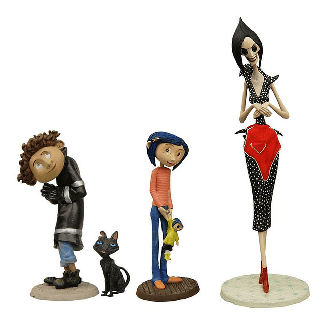 Coraline set 4 figures 3-14cm