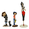 Coraline set 4 figures 3-14cm