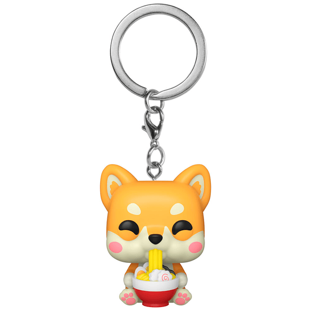 Pocket POP Keychain Kawaii Foodies Ramen Shiba