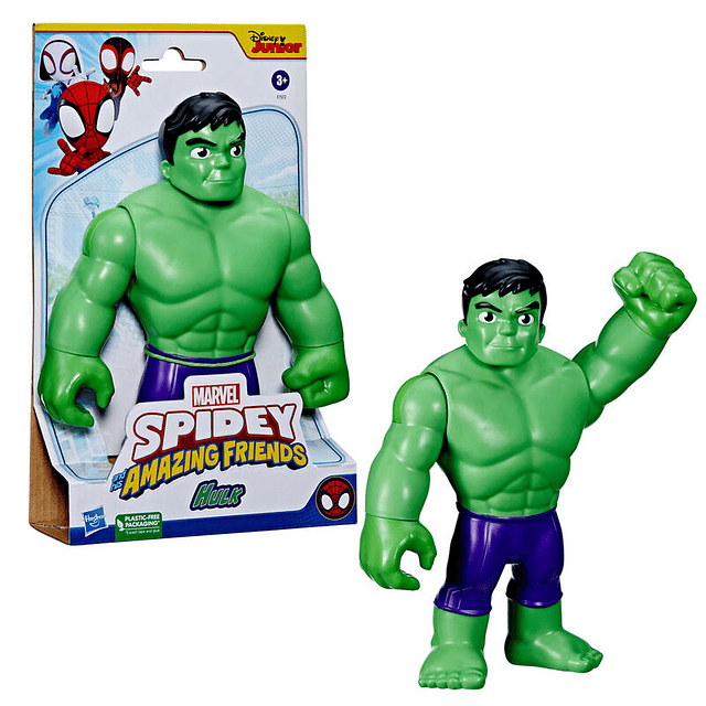 Marvel Spidey Amazing Friends Hulk figure 22cm