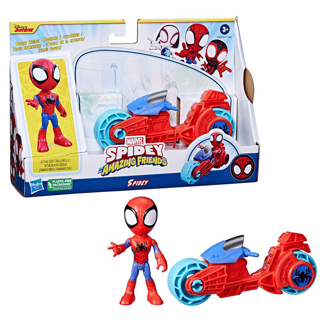 Marvel Spidey Amazing Friends Spidey Vehicle motorcycle