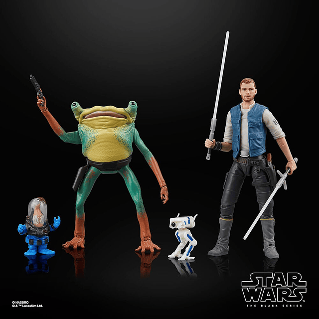 Star Wars Jedi Survivor Cal Kestis Turgle & Skoova Stev blister 2 figures 15cm