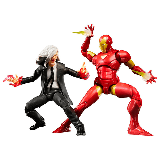 Marvel The Invencible Iron Man - Iron Man Extremis & Marvels Mandarin blister 2 figures 15cm