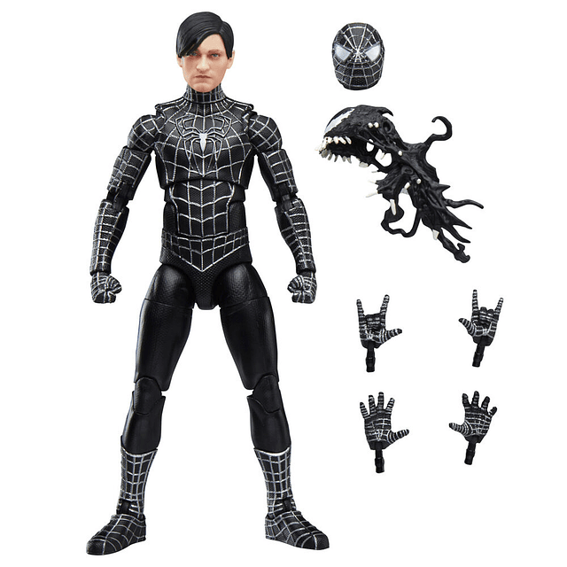 Marvel Legends Spiderman 3 Symbiote Spider-Man figure 15cm