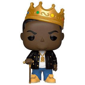 POP figure Notorious B.I.G. with Crown