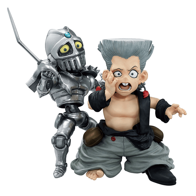Jojos Bizarre Adventure Kid Polnareff &#38; Kid Chariot Standoom Ichibansho figure 8cm