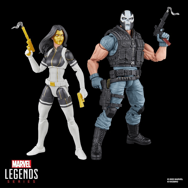 Marvel Legends Series Super Villains Madame Masque & Crossbones pack 2 figures 15cm
