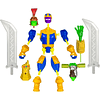Marvel Mix Mashers Thanos Deluxe figure 12cm