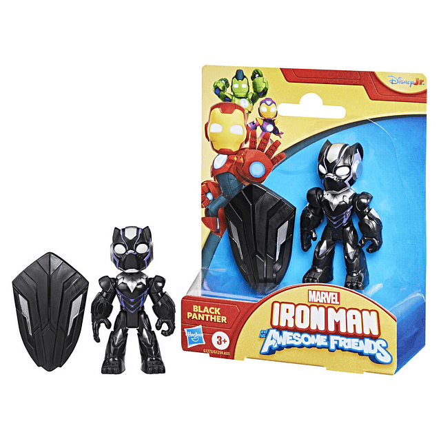 Marvel Iron Man And His Awesome Friends Black Panther figure 7cm