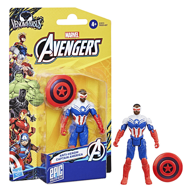 Marvel Avengers Anti-Venom Captain America figure 10cm