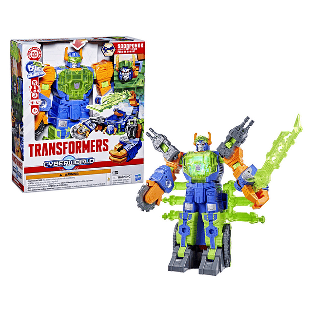 Transformers Cyberworld Scorponok figure