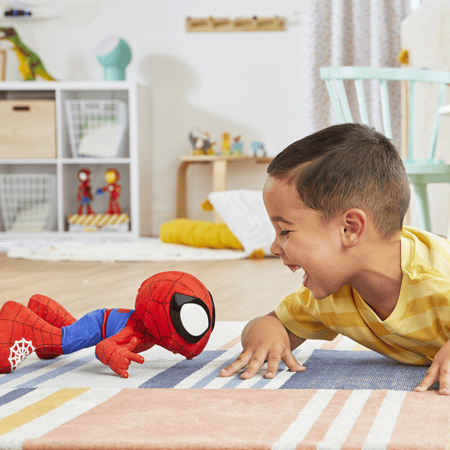Marvel Spidey and His Amazing Friends Spidey Dances and Crawls plush doll