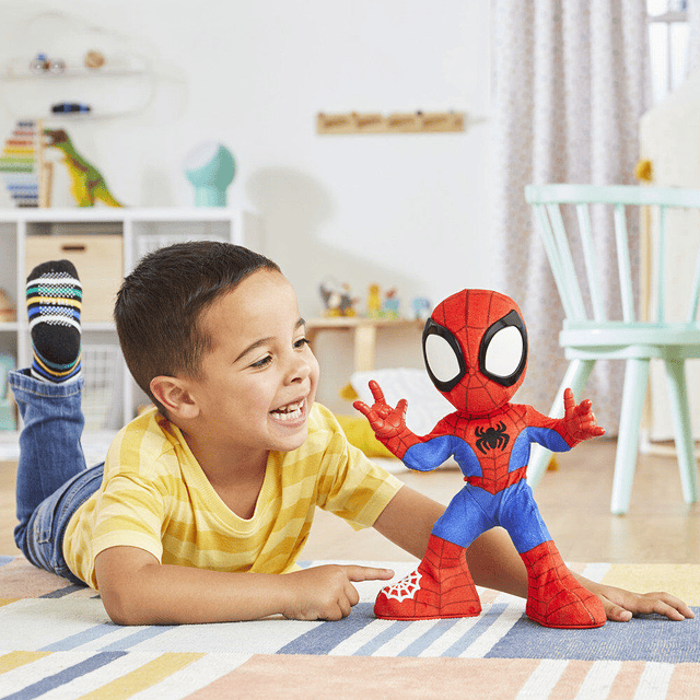 Marvel Spidey and His Amazing Friends Spidey Dances and Crawls plush doll