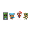 Pocket POP pack 4 figures DC Comics Tree Holiday Exclusive