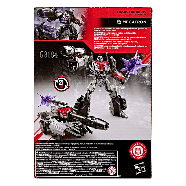 Transformers War of Cybertron MTMTE Collection Megatron figure 16,5cm