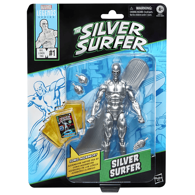 Marvel Legends Series The Silver Surfer - Silver Surfer figure 15cm